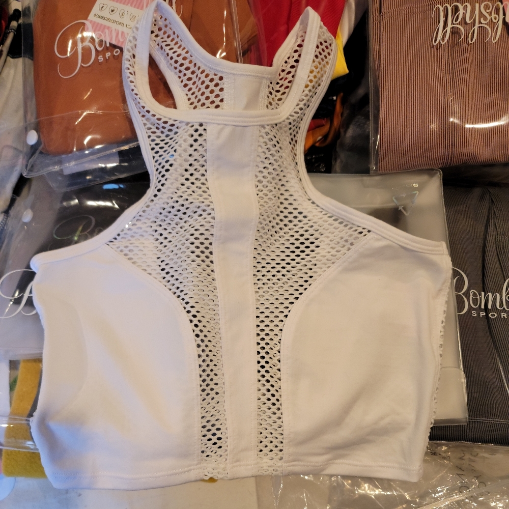 White bombshell Sportwear top - Picture 2 of 7